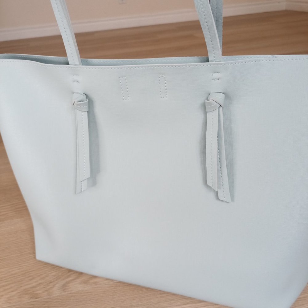 Indigo Grey Tote, Wallet for womens, Shoulder Bag Purse - Picture 10 of 14